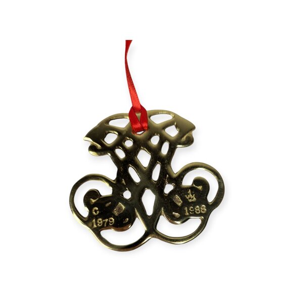 Vintage Williamsburg Virginia Metalcrafters Thomas Jefferson Cypher Ornament - Picture 5 of 7